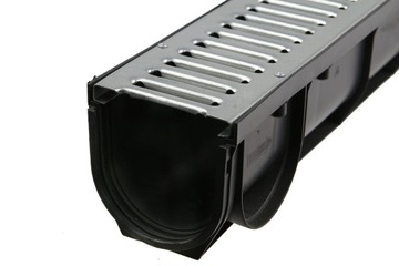Дренажный канал Plastic-Easy1 DN70-RSST Steel Ocynk Class A15 H90