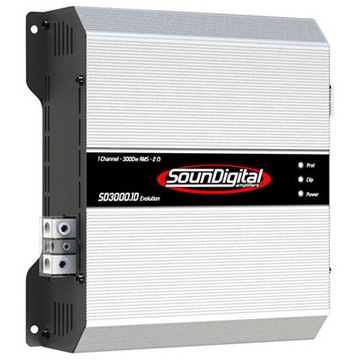 SoundDigital SD3000.1D EVO 14,4 В 1x 3918 Вт RMS SPL