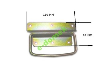 РУЧКА ДЛЯ КОРОБОК, ШКАФА, ЯЩИКОВ, КОРЗИН - ОЦИНКОВАННАЯ, ФВ