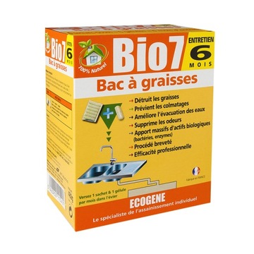 Bio7 Tłuszcze 480g Usuwa tłuszcze