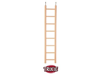 TRIXIE Drabinka drewniana zabawka do klatki papugi ptaków gryzoni 36cm