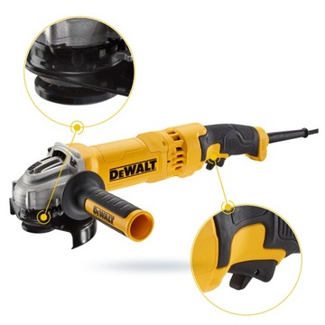 Угловая шлифовальная машина 125 1500Вт DeWALT DWE4277 триггер