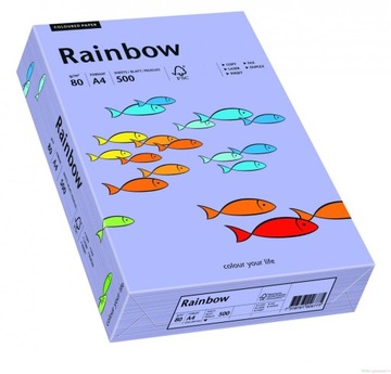 Papier gładki Rainbow 80g fioletowy R60 500A4