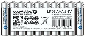 Щелочные батарейки EverActive Pro LR03 AAA 10 шт.