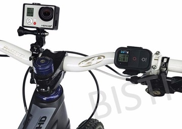 Установка держателя велосипеда на руль GoPro ARM