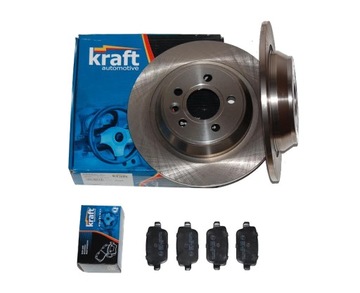 KRAFT tarcze + klocki Ford MONDEO IV mk4 tył