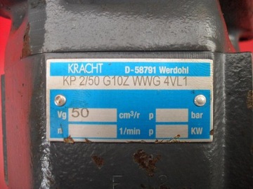 Гидронасос KRACHT KP 2/50 G10Z WWG 4VL1