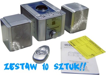 Zestaw 10 szt Wieża Elta-Pilot,CD,Radio,100W.