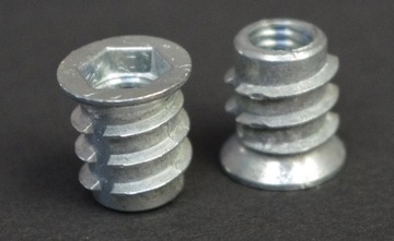 Mufa wkręcana z kołnierzem M6x10x17 mm, 100 szt.