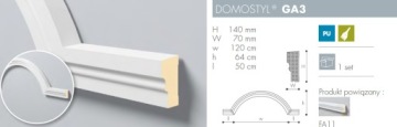 ФАСАДНЫЙ DOMOSTYL GA3 640 x 2200 мм