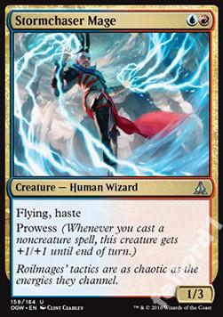 Stormchaser Mage - flying, haste, prowess @@@@