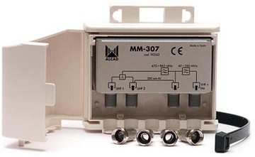 Zwrotnica MM-307 UHF-UHF-VHF/FM na złączach F