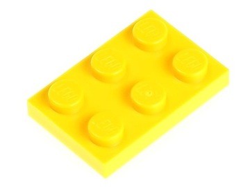 LEGO Płytka zwykła 2x3 3021 żółta - 4 szt.