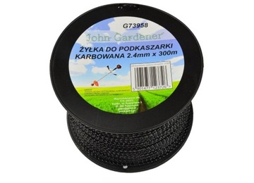 ŻYŁKA TNĄCA PODKASZARKI KOSY KARBOWANA 2,4MM 300M