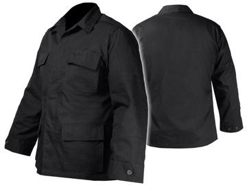 BLUZA WOJSKOWA BDU RIP-STOP US Teesar CZARNA - L