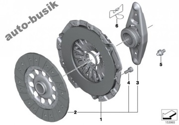 Зажим сцепления бампера BMW e46 e60 e90 e39 1.8 2.0 2.2 2.5 2.8 3.0