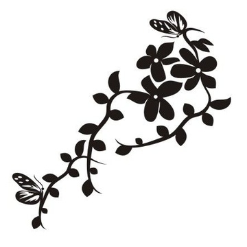 Naklejka na ścianę - Motylkowa fantazja 14