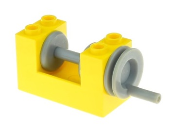 LEgo Kołowrotek z podstawką 73037 7303724 żółty