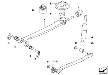 ZESTAW NAPRAWCZY LEWARKA WYBIERAKA BMW 5 E60 E61