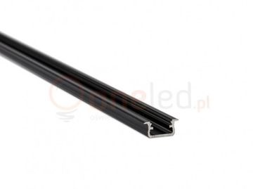 фото ориг. №5, Profile to plume led backlight anodized black type b 2m