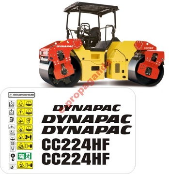 DYNAPAC CC224HF NAKLEJKI NAKLEJKA