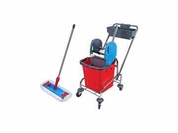 ZESTAW Wózek do sprzątania Integral 25l +MOP 40cm