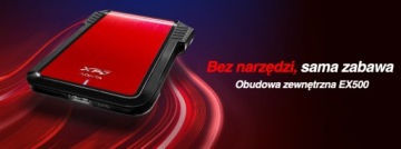 Внешний корпус ADATA XPG 2.5 для HDD SSD с интерфейсом USB 3.1
