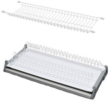 OCIEKARKA DO NACZYŃ SUSZARKA STELAŻ 60CM BIAŁA