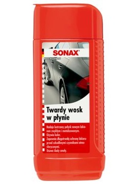 SONAX WOSK TWARDY W PŁYNIE NABŁYSZCZA LAKIER 250ml