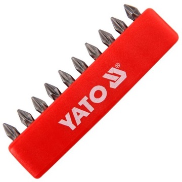 Groty do wkrętarki BITY 10szt. PH1 X 25 mm S2 YATO