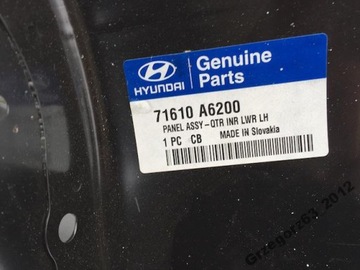 HYUNDAI I30 12-15 PODBĚH ZADNÍ LEVÉ PANEL NOVÝ