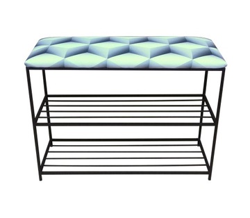 Półka szafka metal kuta buty siedzisko ALEX 70 cm