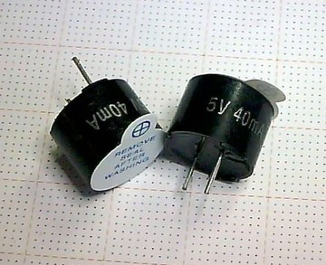 [STcs] BUZZER bez generatora 12mm U=4..8V _x3szt