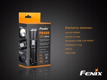 USB-фонарик Fenix ​​PD40R 3000LM 4500 мАч