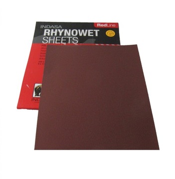 Papier ścierny wodny INDASA RHYNOWET RED