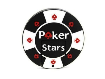 PENDRIVE PAMIĘĆ USB 64 GB POKER ŻETON STARS HAZARD