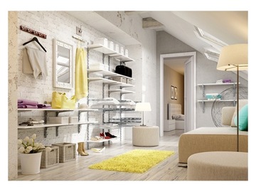 System regałowy Integri SZYNA PIONOWA pojedyncza WLS 1500 1.5m ANTRACYT