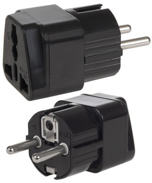 PRZEJŚCIÓWKA ADAPTER WTYCZKA UK EUROPA USA PL 24h