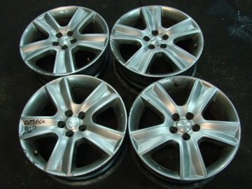 4× DISK HLINÍK SUBARU OE 7.0" X 17" 5X100 ET 48