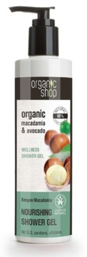 ŻEL POD PRYSZNIC ODŻYWCZY ORZECH 280M ORGANIC SHOP