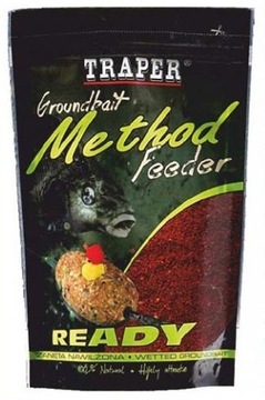 Zanęta Traper METHOD FEEDER READY Truskawka NOWOŚĆ