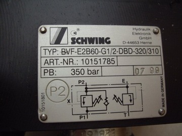 Новый клапан Schwing BVF-E2B60-G1/2-DBD-320/310