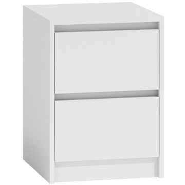 SZAFKA KOMODA STOLIK NOCNY 2 SZUFLADY 55CM K2 BIEL