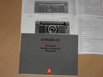 Citroen C5 polska instrukcja obsługi navidrive nawigacja