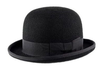 Pánsky klobúk MELONIK derby 100% vlna veľkosť 56