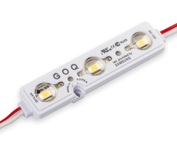 Moduł LED SAMSUNG 3x 5630 1W GOQ IP68 Zimny 10000K