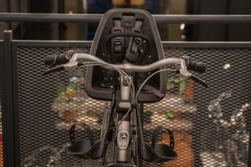 Переднее велосипедное сиденье Yepp Mini, черное