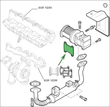 Заглушка EGR 1.9 CDTi OPEL Astra H Signum