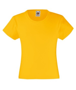 Fruit of the Loom koszulka t-shirt Girls Sun 7-8