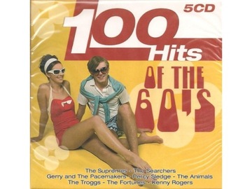 100 Hits Of The 60's - 5CD Supremes Sledge Animals
